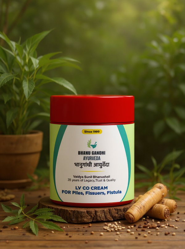 LV CO Cream - Ayurvedic Treatment for Piles, Fissures, and Fistula